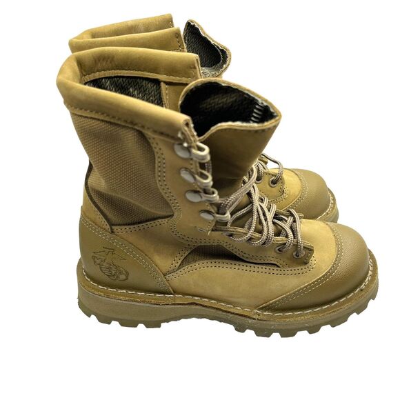 Danner USMC Coyote Hot Weather 8" Mojave Boot Made in USA Man Boy Size 4 New - Picture 2 of 15